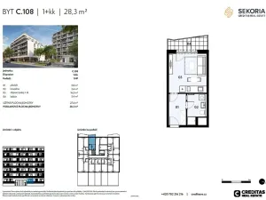 Prodej bytu 1+kk, Brno, 27 m2