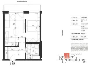 Pronájem bytu 2+kk, Plzeň - Východní Předměstí, Zahradní, 43 m2