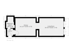 Pronájem bytu 1+1, Praha - Smíchov, Radlická, 43 m2