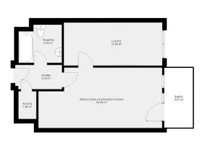 Prodej bytu 2+kk, Praha - Letňany, Terezínská, 50 m2
