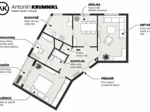 Prodej bytu 3+1, Ostrava - Hrabůvka, Mjr. Nováka, 74 m2
