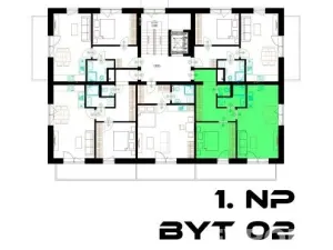 Prodej bytu 2+kk, Havlíčkův Brod, 50 m2