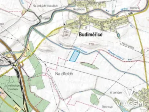 Prodej podílu pole, Budiměřice, 3860 m2