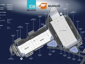 Pronájem skladu, Úherce, 15000 m2