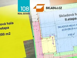 Pronájem skladu, Teplice, Bílinská, 6200 m2