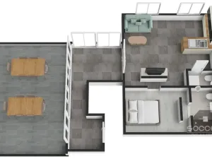 Pronájem bytu 2+kk, Vojkovice, 84 m2