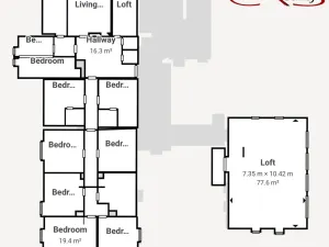 Prodej ubytování, Pěnčín - Alšovice, 780 m2