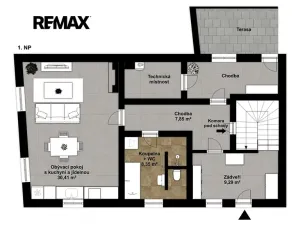 Pronájem rodinného domu, Horní Lukavice, 173 m2
