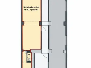 Pronájem obchodního prostoru, Plzeň - Vnitřní Město, náměstí Republiky, 48 m2