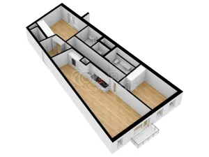 Pronájem bytu 3+kk, Praha - Michle, Baarova, 117 m2