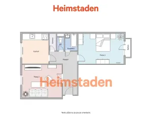 Pronájem bytu 2+1, Karviná - Nové Město, Cihelní, 57 m2