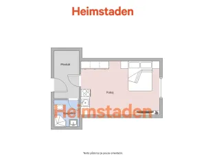 Pronájem bytu 1+kk, Havířov - Město, Hlavní třída, 18 m2