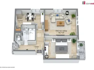 Prodej bytu 2+1, Ostrov, Palackého, 74 m2