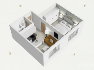 Prodej bytu 2+kk, Sokolov, Kosmonautů, 38 m2