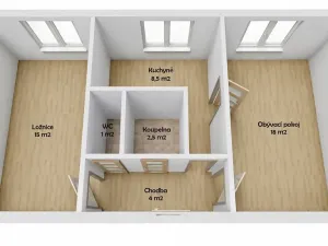 Prodej bytu 2+1, Valašské Meziříčí, Švabinského, 49 m2