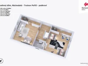 Prodej rodinného domu, Trutnov - Poříčí, Náchodská, 196 m2