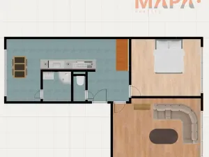 Prodej bytu 2+1, Chomutov, Zahradní, 60 m2