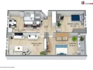 Prodej bytu 3+1, Chodov, Čs. odbojářů, 76 m2