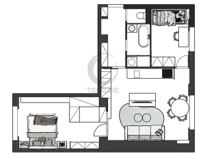 Prodej bytu 3+kk, Praha - Vinohrady, Nad Primaskou, 60 m2