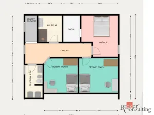 Prodej rodinného domu, Praha - Dolní Chabry, Bolebořská, 268 m2