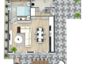 Pronájem chaty, Horní Lhota, 48 m2