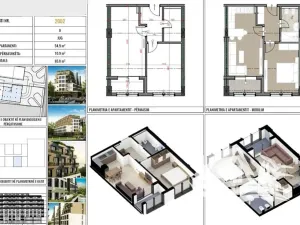 Prodej bytu 2+kk, Golem, Albánie, Mali i Robit, 54 m2