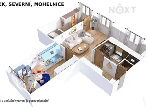Prodej bytu 3+kk, Mohelnice, Severní, 61 m2