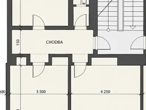 Pronájem kanceláře, Praha - Vinohrady, Bělehradská, 70 m2