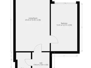 Pronájem bytu 2+kk, Praha - Dolní Chabry, K Beranovu, 50 m2