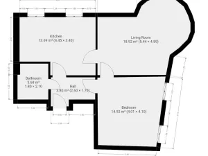Pronájem bytu 2+1, Praha - Smíchov, Pod Barvířkou, 52 m2