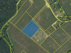 Prodej zahrady, Tymákov, 5435 m2
