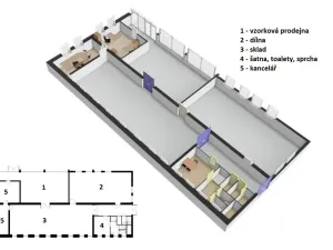 Prodej obchodního prostoru, Studenec, 265 m2