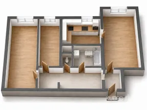 Pronájem bytu 3+1, Tábor, Minská, 67 m2