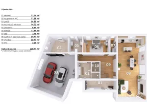 Prodej rodinného domu, Zbraslavice, 306 m2