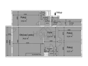 Prodej bytu 4+kk, Praha - Čimice, Křivenická, 110 m2
