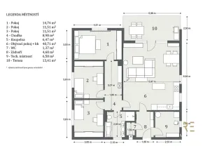 Prodej rodinného domu, Doubravčice, Lázná, 107 m2