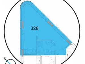 Pronájem bytu 1+kk, Praha - Stodůlky, Mukařovského, 30 m2