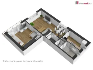 Pronájem bytu 2+1, České Budějovice - České Budějovice 7, L. M. Pařízka, 50 m2