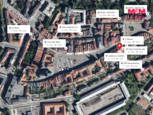 Pronájem bytu 2+1, Hradec Králové, Velké náměstí, 45 m2