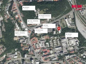 Pronájem bytu 2+kk, Praha - Michle, U Botiče, 42 m2