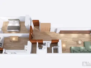 Pronájem bytu 2+1, Praha - Košíře, Starokošířská, 67 m2