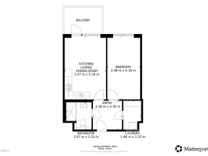 Pronájem bytu 2+kk, Praha - Řeporyje, Haenkeho, 46 m2