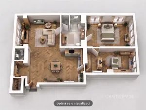 Prodej bytu 3+kk, Praha - Holešovice, Veletržní, 100 m2