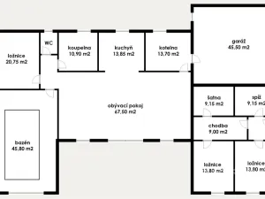 Prodej rodinného domu, Lom, Podkrušnohorská, 273 m2