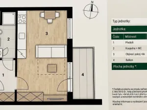 Prodej bytu 1+kk, Praha, Fabiánové, 31 m2
