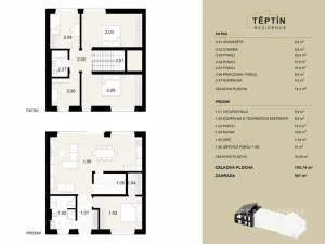 Prodej rodinného domu, Kamenice - Těptín, 151 m2