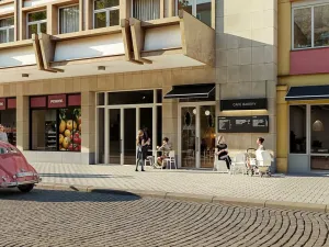 Prodej obchodního prostoru, Praha - Vršovice, Kubánské náměstí, 112 m2