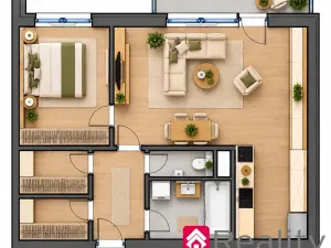 Prodej bytu 2+kk, Pohořelice, Znojemská, 66 m2