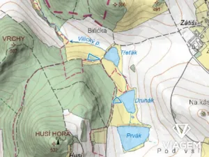 Prodej podílu pole, Vilice, 2507 m2