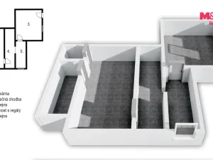 Pronájem obchodního prostoru, Hostinné, Labská fortna, 40 m2